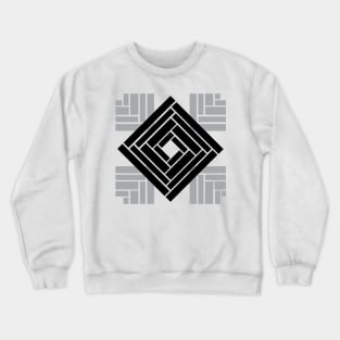 Square geometric pattern Crewneck Sweatshirt